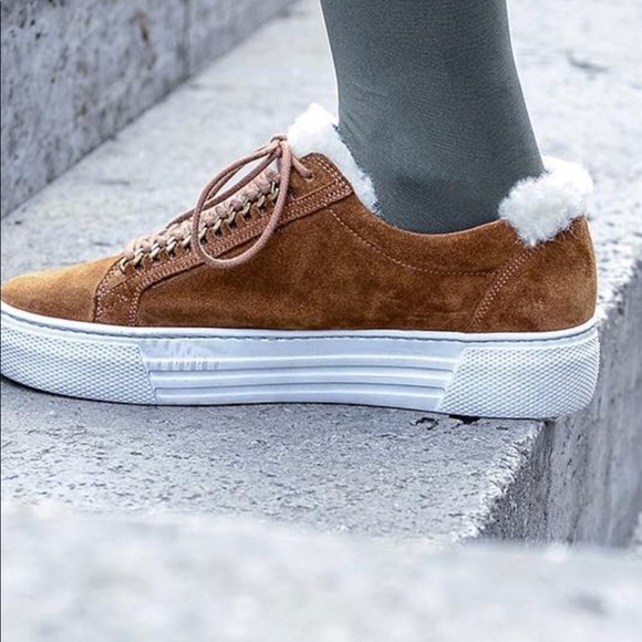 Gabor low top suede trainers - Picture 2 of 9